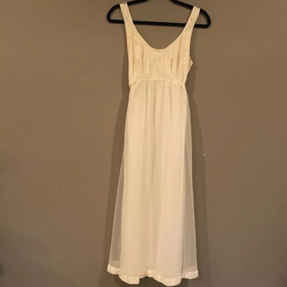 Miss Elaine Other - Vintage Miss Elaine Long Nightgown Nylon & Lace